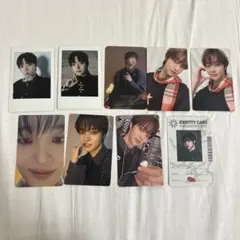 ウィジュ チェキ セカナン 月狼 go in blind 9枚 トレカセット