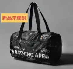 新品未開封　A BATHING APE デジタルカモ柄ビッグボストンバッグ