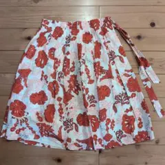 UNITED ARROWS フレアスカート フラワープリント