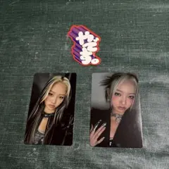 HANA YURI トレカ2枚　口癖ステッカー1枚