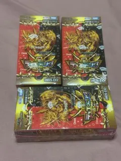 デュエキングDream W BOX 新品未開封 シュリンク付き　3BOX 新品未開封シュリンク付 デュエルマスターズ デュエキングDream W 3BOX