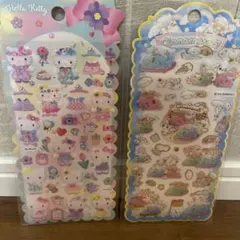 ハローキティ　シナモロール　シールセット