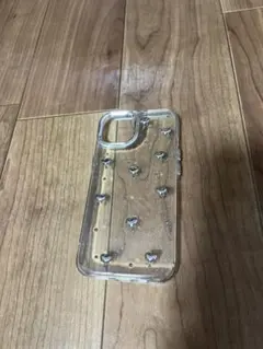 透明ハートモチーフiPhoneケース