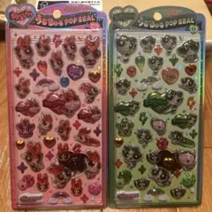 うるちゅるポップシール　パワパフ　2枚セット