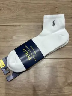 ポロラルフローレン　白ソックス　3足セット定価22ドル