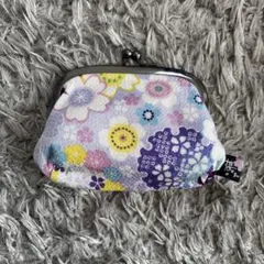 花柄 コインケース 日本製　がま口