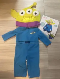 リトルグリーンメン　着ぐるみ　コスプレ　子供用　70cmから90cm ハロウィン