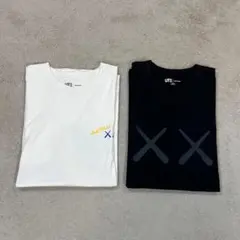 UNIQLO ユニクロ KAWS ウォーホル UT Tシャツ 2枚 XL 白 黒