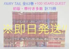 ❋即日発送❋ フェアリーテイル 全63巻+100年クエスト 計75冊 真島ヒロ