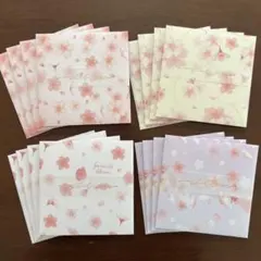 さくら　ましかく封筒　ミニ封筒　ポチ袋　ハンドメイド