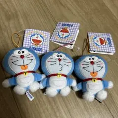 ドラえもん いろんな顔がいっぱいマスコット まとめ売り ぬいぐるみ 3個セット
