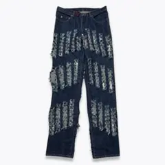 【名作】Vivienne Westwood カット&スラッシュ デニムパンツ