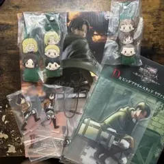 進撃の巨人 リヴァイ 一番くじ フィギュア＆アクリルスタンドセット B賞 D賞