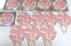 あんスタ 久遠舞珠 アニカフェ 缶バッジ キラキラステッカー