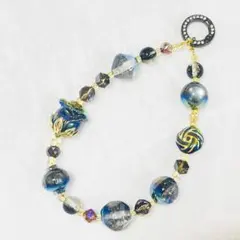 ビーズストラップ/キーホルダー　バッグチャーム ハンドメイドNO.523