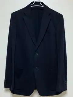 59【美品】 ユニクロ コンフォートジャケット（袖丈着丈標準） ネイビー L