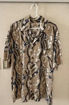 【新品】PINEAPPLE JUICE Hawaiian アロハシャツ Sのサムネイル