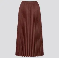 ユニクロ　アコーディオンプリーツロングスカート