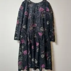 LILY BROWN リリーブラウン レース刺繍Aラインワンピース