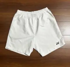 ヨネックス ハーフパンツ ホワイト Lサイズ