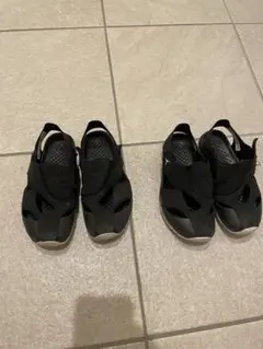 Jordan サンダル ブラック 2足セット17cmのサムネイル