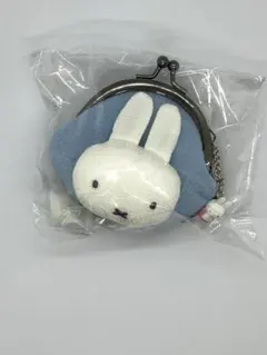 新品未使用✨みっふぃーおやつ堂限定和雑貨　おやつがま口　ブルーのサムネイル