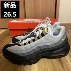 ナイキ エアマックス 95 26.5 ホワイト イエロー グレー　アイコンズ