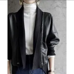 新着商品【11800円タグ付き新品】ショートレザージャケット