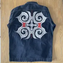 ブ*ン様 アイヌ刺繍　リメイクシャツ【カパラミプ12】 メルカリ