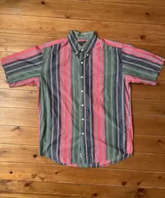 【90sオールド】J.CREW ストライプBDシャツ S 巨人タグ レナウン期のサムネイル