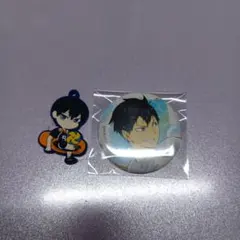 ハイキュー 影山飛雄 キーホルダー 缶バッジ