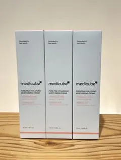 メディキューブ PDRNピンクモイスチャー ライジングクリーム水分クリーム3本