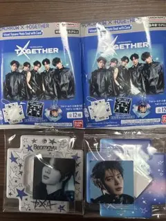 TXT ビジュアルスクエアフォトシール&ケース　テヒョン　ボムギュ