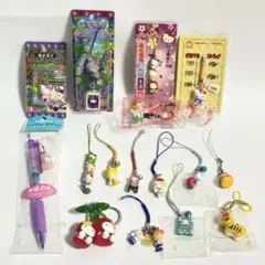【まとめ売り】ご当地キティ 限定版ストラップとペンセット