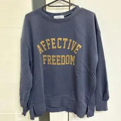 frames RAY CASSIN ロゴスウェット ネイビー