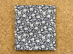 C&Sオリジナルコットンプリント フロリエット　ネイビー