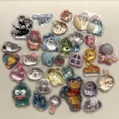 276 ボンボンドロップシール　立体シール　フレークシール　キャラクター