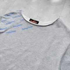 【Sunny C Sider】カットオフ裏毛スウェットTシャツ M グレーのサムネイル