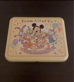 ディズニーシー　ダッフィーアンドフレンズ　キャンディ缶　空缶のサムネイル