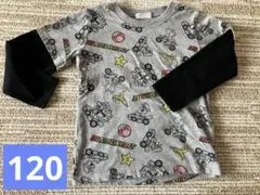 BANDAI マリオカート長袖Tシャツ　120センチ