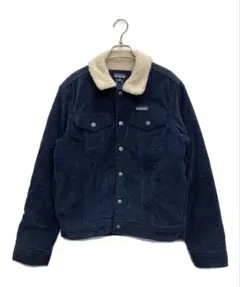 パタゴニア　トラッカージャケット　コーデュロイ　裏ボア　ネイビー　美品 2025年最新】パタゴニア トラッカージャケットの人気アイテム - メルカリ