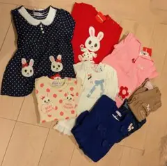 ミキハウス　９０　ベビー服　8点セット　まとめ売り　秋冬春