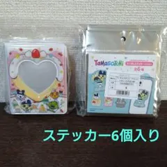 サンキューマートたまごっち ランダムアクリルステッカー 6個　コレクトブック