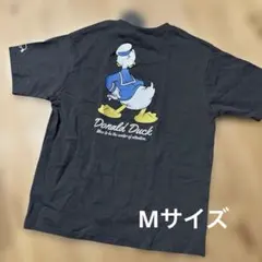 Disney しまむら ドナルドダック Tシャツ ブラック M