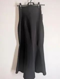 マーメイド ロングスカート 黒のサムネイル