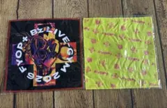 B'z FYOP+ガチャガチャ　ファイバータオル　黒　黄