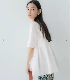 ＊coca クールネックカットソー