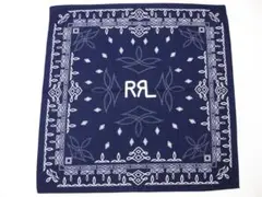 新品未使用　RRL　ダブルアールエル　バンダナ　紺