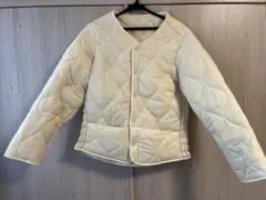 Kayiyasu インナーダウン キルティングジャケット レディース ベージュ