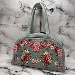 (美品)大人気、フェイラー、トートバッグ、大容量、シェニール織、花柄、人気色